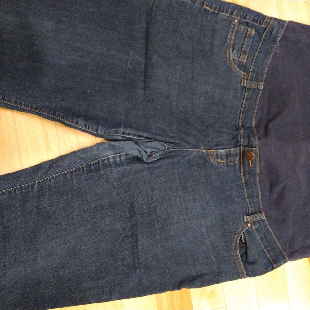XXL Thyme maternity pregnancy blue jeans